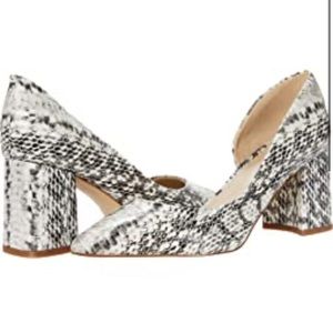 Worn Once Marc Fisher Snakeskin Block Heels